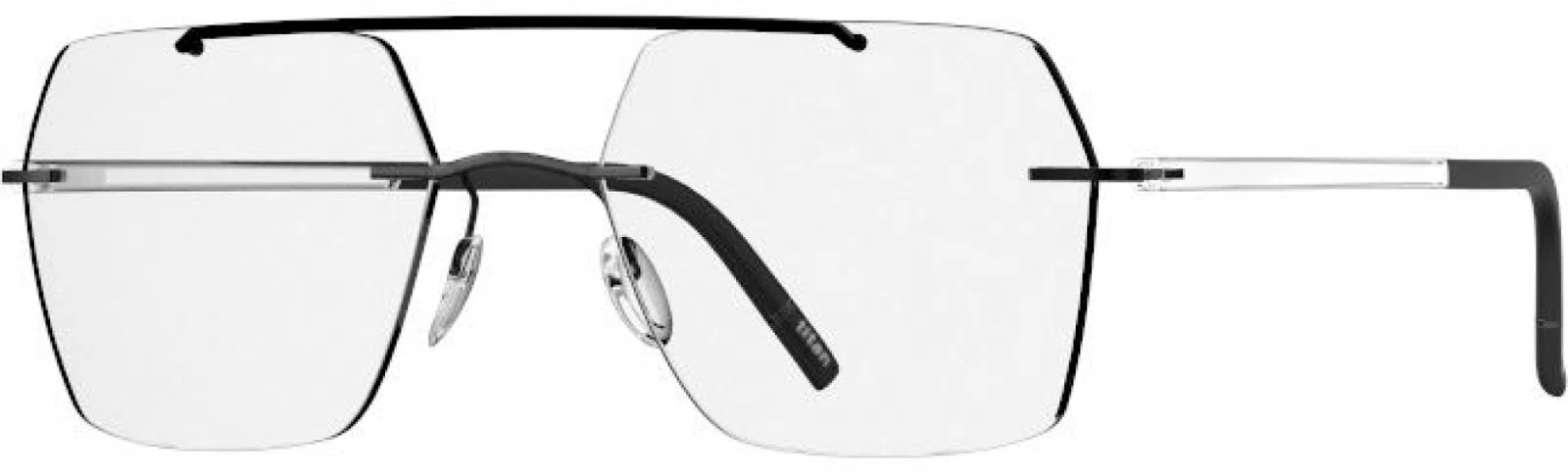 Silhouette The Wave Color Groove Demo Rimless 5567 Eyeglasses - view 77
